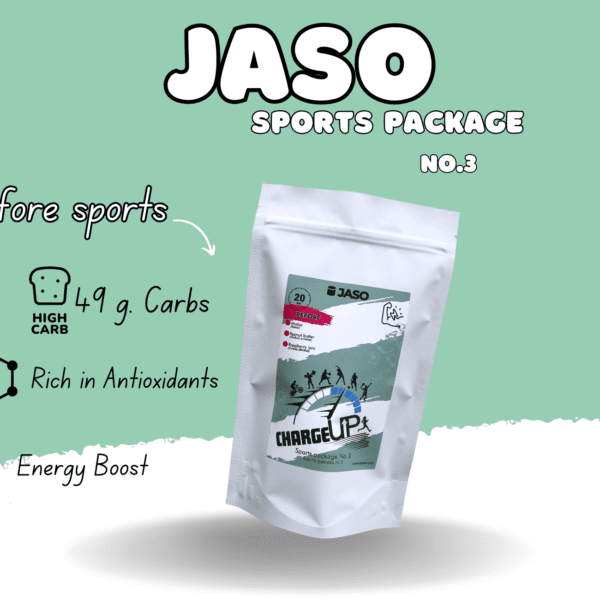 JASO ChargeUP No.3: Pre Workout Snacks Kit